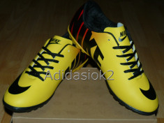 GHETE FOTBAL NIKE MERCURIAL VICTORY IV DIVERSE CULORI MODEL NOU SUPER PRET!!!!!! GALBEN/ALBASTRU foto