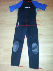 COSTUM NEOPREN PT. COPII PT INALTIME 110-120 CM, VARSTA 5-6 ANI SURF 007 foto