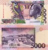 Sao Tome 5000 dobras 1996, UNC, 20 roni, Asia