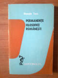 H4 Permanente Filosofice Romanesti - Gheorghe Toma, Alta editura