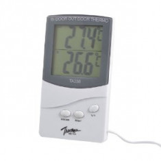 Termometru digital termometru intern termometru extern termometru temperatura interna temperatura externa temperatura interna externa.LIVRARE IMEDIATA foto
