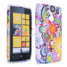 Husa silicon Nokia Lumia 520 + folie protectie ecran + transport gratuit Posta - sell by Phonica foto