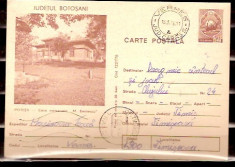 Romania - Intreg postal - JUDETUL BOTOSANI - IPOTESTI - Casa memoriala ,,M. Eminescu foto
