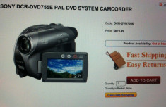 Vand Camera Video Sony DCR-DVD 755 foto