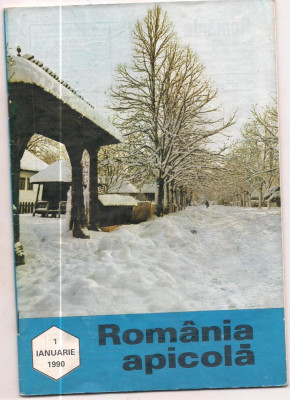 5A(000) revista-APICULTURA -ROMANIA APICOLA ianuarie 1990 foto