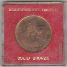 bnk mdl Medalia Castelului Scarborough - in cutie
