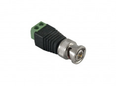 BALUN ADAPTOR BNC - UTP PENTRU CAMERE VIDEO SISTEM DE SUPRAVEGHERE mufa camera balun foto