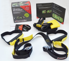 Multi Trainer (TRX) de la Insportline - cu manual si DVD pentru exercitii si programe de antrenament foto