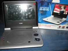 COBY 8`` TFT Portable DivX/DVD Player with TV TUNER and USB SLOT foto