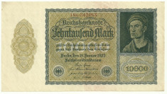 GERMANIA 10.000 MARK MARCI 19 Ianuarie 1922 XF+ [1] foto