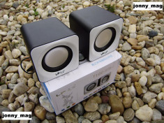 Boxe Laptop LP-T100 Stereo cu Amplificator Incorporat foto