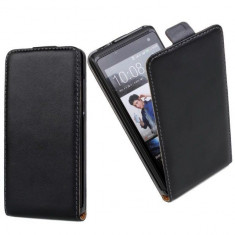 Husa Flip Case Slim Inchidere Magnetica HTC Desire 600 Black foto