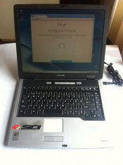 Laptop Toshiba Satellite SA50-107 - Intel P4 M- 1.5 Mhz - Hdd 40Gb - Ram 512 Mb (1x512) - Wi-fi - DVD-RW - Baterie 2h - Incarcator original !!! foto