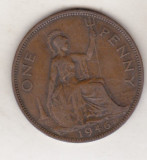 Bnk mnd Marea Britanie Anglia 1 penny 1946, Europa