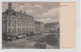B76575 Romania Bucuresti Piata Teatrului national si hotel Continental 1900