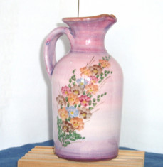 Vaza ceramica pictata manual sub smaltz - fara marcaj (3 + 1 GRATIS!) foto