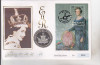 Bnk mnd Turks and Caicos 5 crowns 1993 , FDC , Elizabeth II, America de Nord