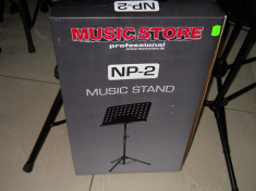 Stativ note MusicStore-metall foto