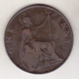 bnk mnd Marea Britanie Anglia 1 penny 1907 vf