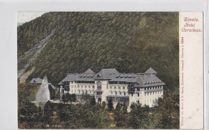 B76640 Romania Sinaia Hotel Caraiman clasica 1900