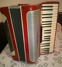 Acordeon LIGNATONE 120 basi, fabricatie Ceha foto