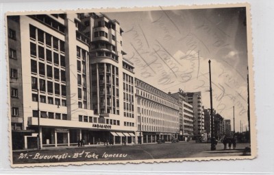 B76763 Romania Bucuresti Bdul take Ionescu 1940 foto