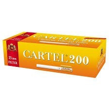 Tuburi Cartel 200 cu filtru de 25 mm pentru tutun/tigari(10-12%economie la tutun) foto