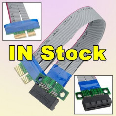 Extensie PCI Express 1X Slot Riser Card Extender Adapter Converter Flexible Extension Ribbon Cable for Bitcoin Miner foto