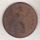 bnk mnd Marea Britanie Anglia 1 penny 1962