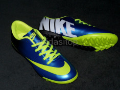 Adidasi Nike Mercurial VICTORY IV Model Fotbal Pret De Top!!! Diverse Culori!! albastru/verde foto