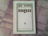 Exegeze-Geo Serban