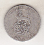 Bnk mnd Anglia Marea Britanie 1 shilling 1922 , argint, Europa