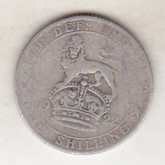bnk mnd Anglia Marea Britanie 1 shilling 1922 , argint