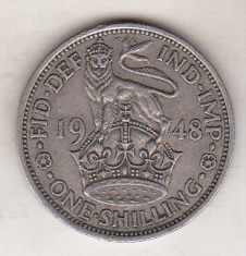 bnk mnd Marea Britanie Anglia 1 shilling 1948 foto