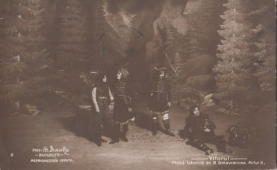B76747 Romania Teatru Theater Barbu Delavrancea Viforul foto