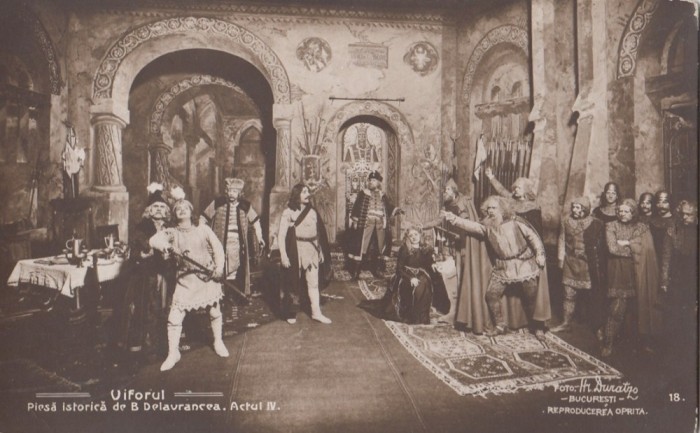 B76746 Romania Teatru Theater Barbu Delavrancea Viforul