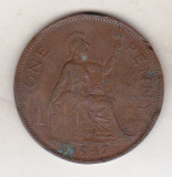Bnk mnd Marea Britanie Anglia 1 penny 1947, Europa