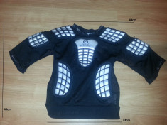 Tricou protectii armura rugby hochei hockey marimea L copii Optimum Matrix 0080 foto