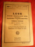 Lege-Inlocuirea Taxe Benevole cu Timbrul Judiciar - 1939 cu un Tablou de Taxe, Alta editura