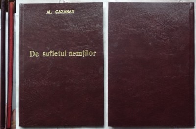 Al. Cazaban, De sufletul nemtilor, 1916, prima editie foto