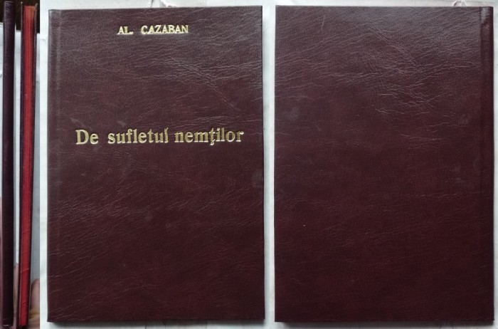 Al. Cazaban, De sufletul nemtilor, 1916, prima editie