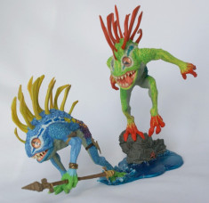 Figurina Warcraft - FishEye &amp;amp;amp;amp; Gibbergil - Murlocs foto