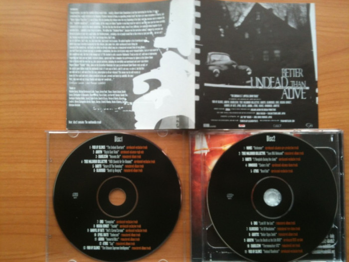 BETTER UNDEAD THAN ALIVE-2 CD, compilatie code666 originala.Cuprinde VOID OF SILENCE,NEGURA BUNGET,ABORYM etc..