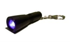 Breloc mini lanterna UV foto