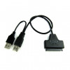 Cablu adaptor 2.5" SATA 22-Pin to USB Cable Adapter (SATA to USB 2.0)