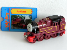 Take Along cu magnet - Thomas and Friends trenulet - ARTHUR locomotiva din clasa &amp;#039;&amp;quot;LMS&amp;quot; ( transport 2.6 RON la plata in avans ) FOARTE BUN foto