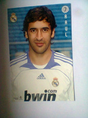 Foto Raul / Real Madrid - produs original foto