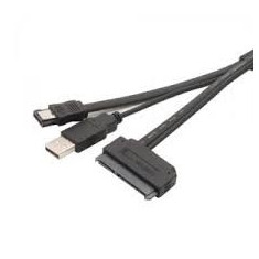 Adaptor USB tata + eSATA tata la SATA 22pin cable pentru 2.5" HDD 5V