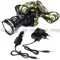 BL-6807 - Frontala Led CREE Q5 cu incarcare 12v/220v foto