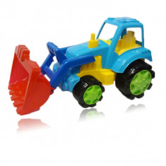 Tractor cu cupa de jucarie din plastic 1-453 foto